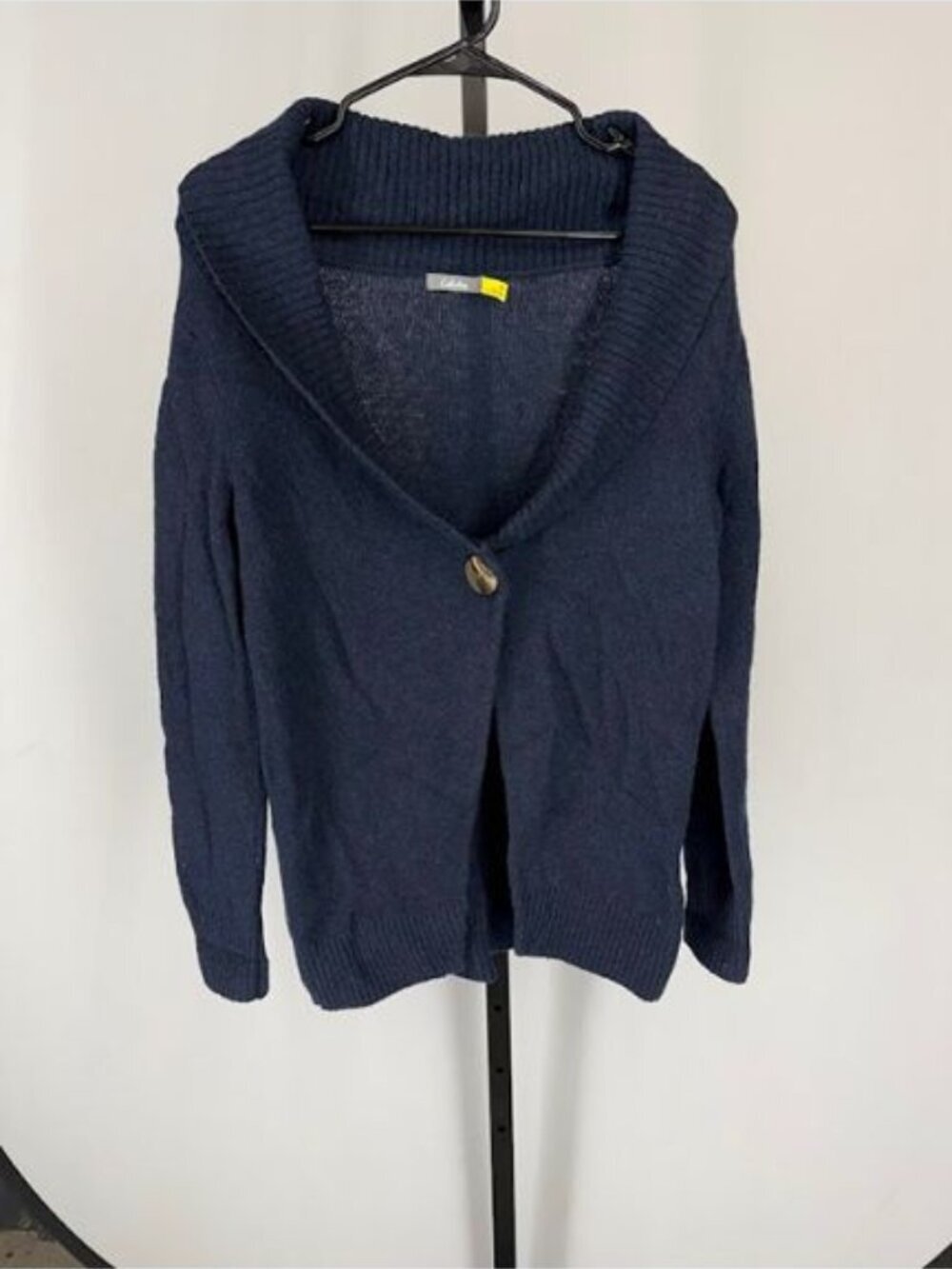Cabela's Midnight Navy Ragg Wool Sweater Cardigan